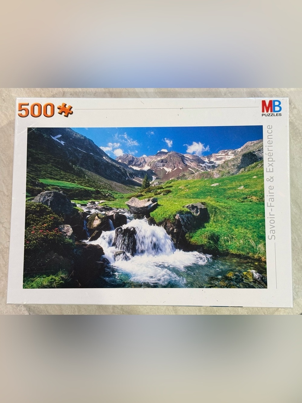 Milton Bradley French Edition 500 Piece Puzzle